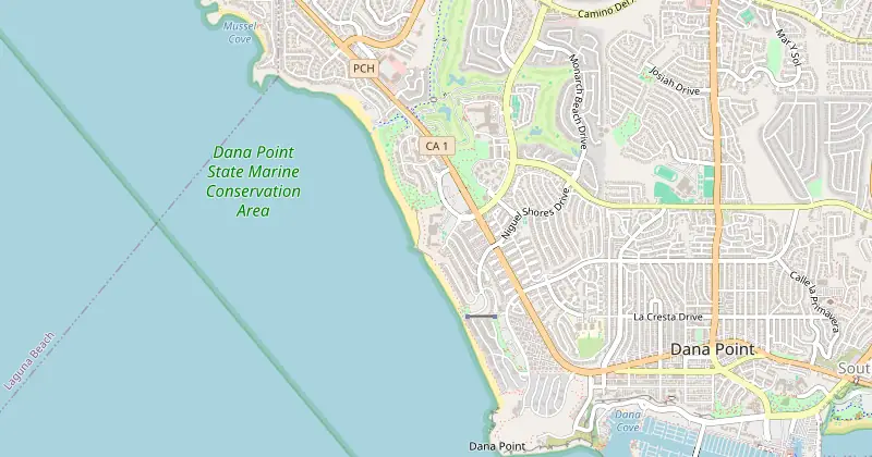 Carte de The Ritz-Carlton, Laguna Niguel avec les hôtels à proximité