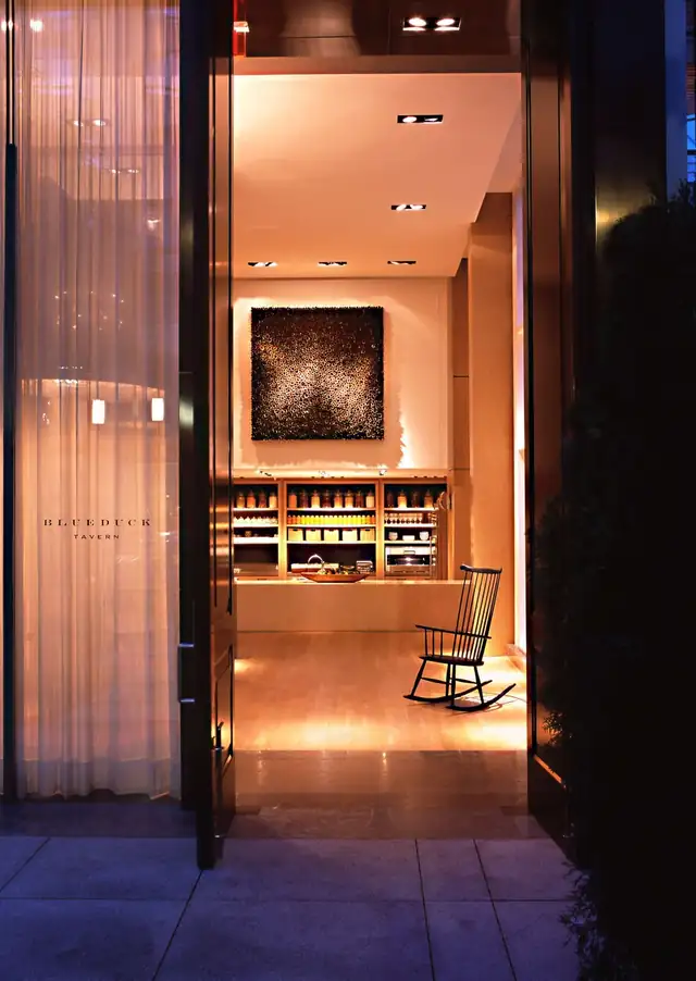 Park Hyatt Washington à Washington D.C., entrée d'un restaurant aux intérieurs modernes